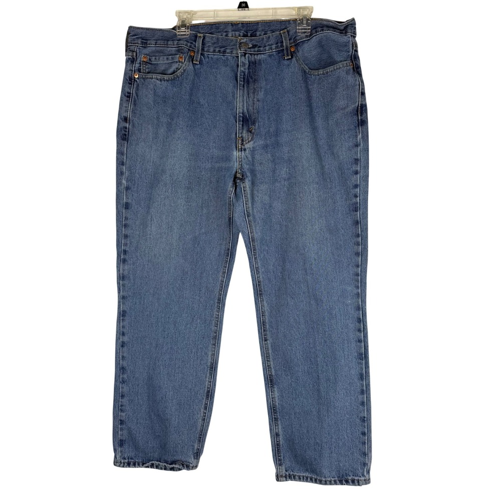 Levis 541 Athletic Taper Mens Blue Medium Wash Denim Jeans 40x30‎ 18181-0334